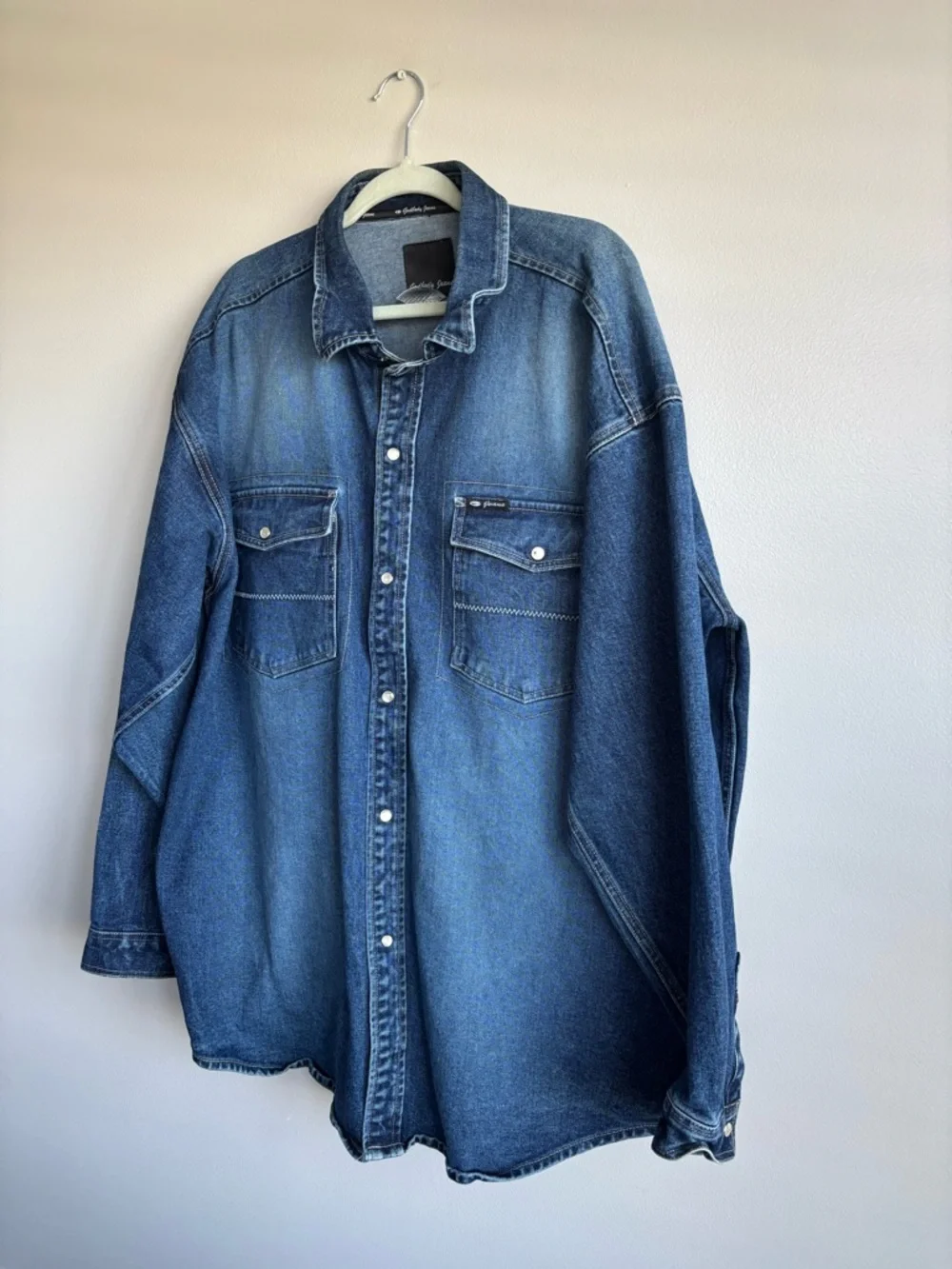Vintage GodBody Jeans Denim Jacket Men’s XXL Pearl Snaps *see details*